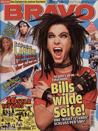 Bravo Cover from week 35, 2006